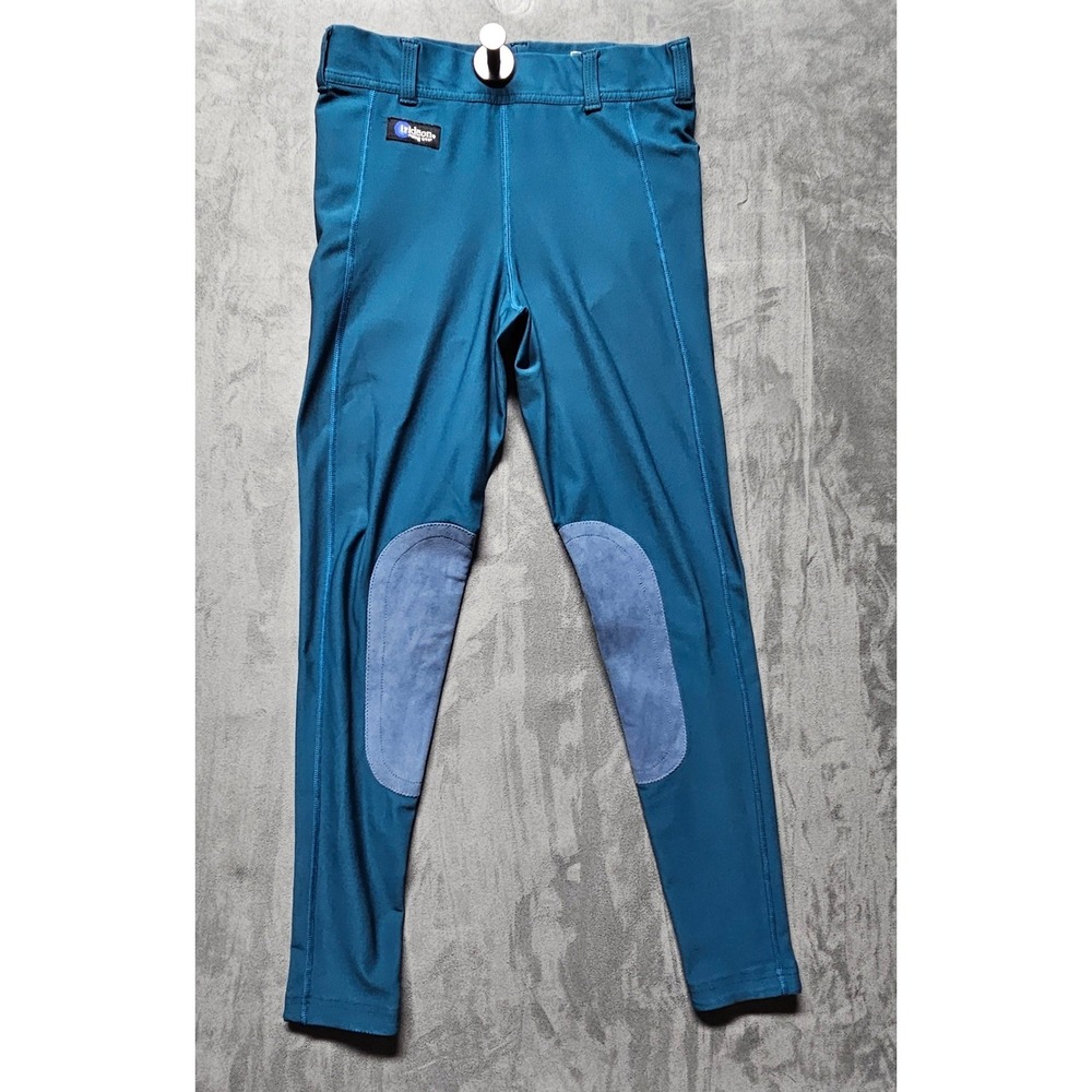 Irideon Issential Riding Tights Teal Blue Equestrian Breeches Small 11820